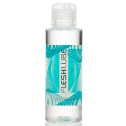 Lubrificante à Base de Água Efeito Frio FleshLube (100 ml)