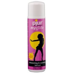 Lubrificante Estimulante à Base de Água Efeito Calor Pjur MyGlide (100 ml)