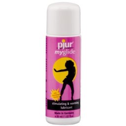 Lubrificante Estimulante à Base de Água Efeito Calor Pjur MyGlide (30 ml)