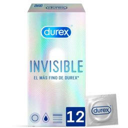 Preservativos Durex® Invisible Extra Fino (12 Un)