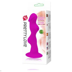Plug Anal Pretty Love Booty Passion Ergonomic U Lilás