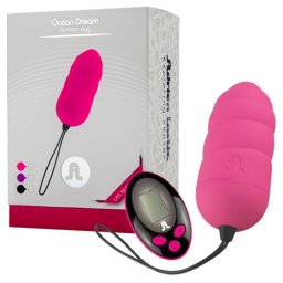 Ovo Vibratório Ocean Dream Adrien Lastic C/ Comando Remoto Rosa