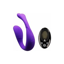 Vibrador Duplo Recarregável Mini Romeo Adrien Lastic Roxo