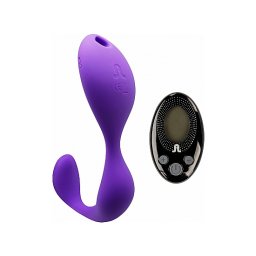 Vibrador Duplo Recarregável Mr. Hook Adrien Lastic Roxo