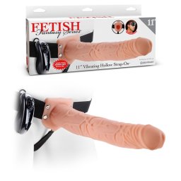 Strap On Fetish Fantasy Oco 11" C/ Vibração Branco