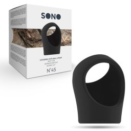 Anel C/ Alça P/ Testículos Sono Preto 3 cm Nº45