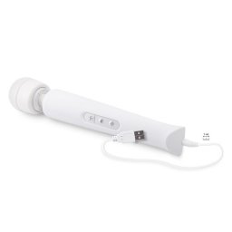 Masturbador Recarregável Candy Pie Magic Wand Branco