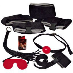 Kit de Bondage Bad Kitty Preto