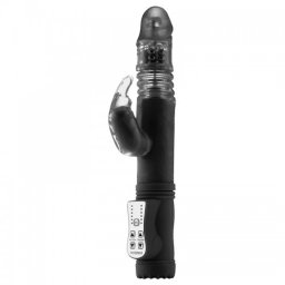 Vibrador Thrusting Rabbit Preto