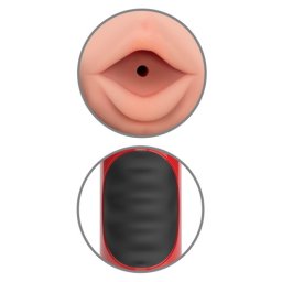 Masturbador Vibratório Boca Mouth Stroker Mega Grip