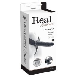 Strap On C/ Vibração Real Rapture Air Feeling 8" Preto