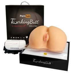 Masturbador Vibratório TwerkingButt Deluxe Vagina e Ânus