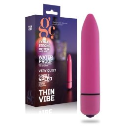 Bala Vibratória Thin Vibe Rosa