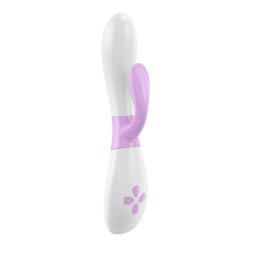 Vibrador Rabbit Ovo® K2 Branco & Rosa
