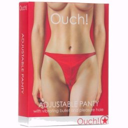 Tanga C/ Bala Vibratória Ouch! Vermelha