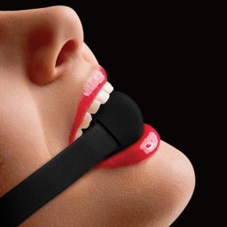 Mordaça Elastic Ball Gag Preta