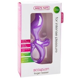 Estimulador Anal e Vaginal Scorpion Roxo