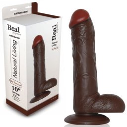 Dildo Real Rapture Sky Emotion 10'' Negro