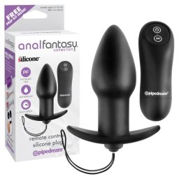 Plug Vibratório Remote Control Silicone Plug Anal Fantasy