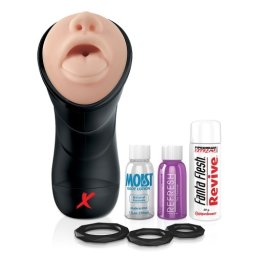 Masturbador Vibratório Boca Deep Throat Vibrating Stroker PDX Elite