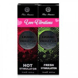 Vibrador Liquido Unisexo Love Vibrations Secret Play (2 X 15 ml)