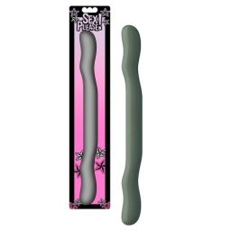Dildo Duplo Sex Please! 18" Cinzento