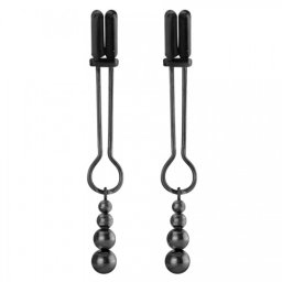 Pinças P/ Mamilos Ouch! Teasing Nipple Clamps Pretas