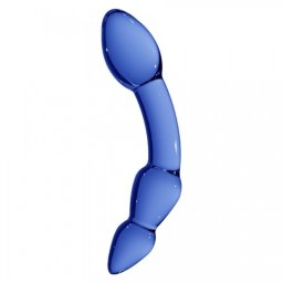 Dildo Vidro Superior Chrystalino Azul
