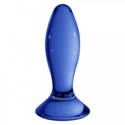 Plug Vidro Follower Chrystalino Azul
