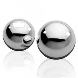 Bolas Vaginais Ben Wa Balls Light Weight Ouch! Prateadas