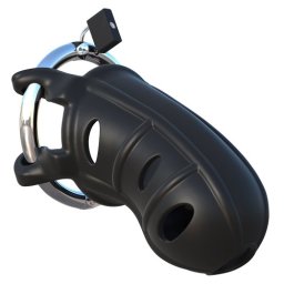 Jaula Fantasy C-RIngz Hardcore Silicone Cock Blocker Preta