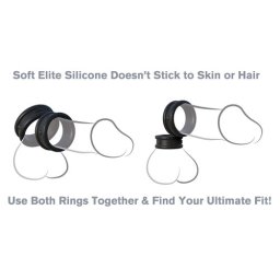 Conjunto de Aneís Fantasy C-Ringz Max-Width Silicone Rings
