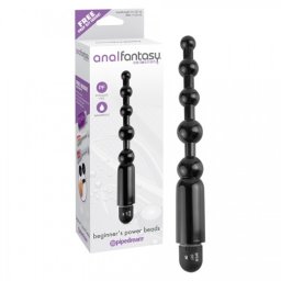Bolas Anais Vibratórias Beginners Power Beads Anal Fantasy