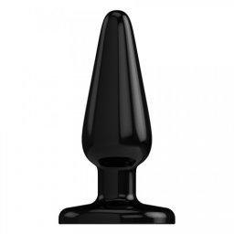 Plug Anal em Borracha Plug & Play 3" Preto