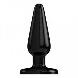 Plug Anal em Borracha Plug & Play 4" Preto