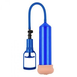 Bomba de Vácuo C/ Masturbador Push Touch Sense Azul