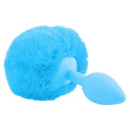Plug Anal Pipedream Neon C/ Cauda de Coelho Azul
