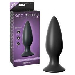 Plug Vibratório Recarregável Large Rechargeable Anal Plug Fantasy Elite Collection