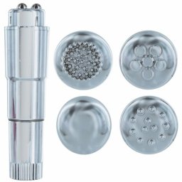 Vibrador Candy Pie Sweepy Prateado