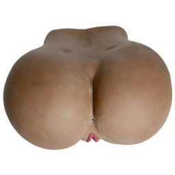 Masturbador Vibratório Big Ass Bang Virtual Sex Vagina e Ânus Negro