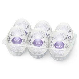 Kit Ovos Masturbadores Tenga Egg Cloudy (6 Un)