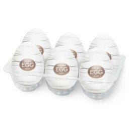 Kit Ovos Masturbadores Tenga Egg Silky (6 Un)