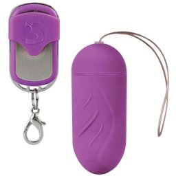 Ovo Vibratório Ribbed Egg Roxo
