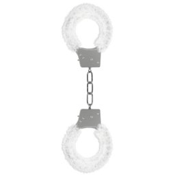 Algemas C/ Peluche Beginner's Furry Handcuffs Brancas