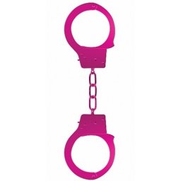 Algemas em Metal Beginner's Hancuffs Rosa