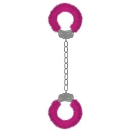 Algemas C/ Peluche P/ Tornozelos Ouch! Beginner's Legcuffs Rosa