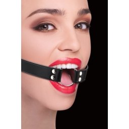 Mordaça Ouch! Ring Gag Preta