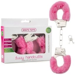 Algemas C/ Peluche Furry Handcuffs Rosa