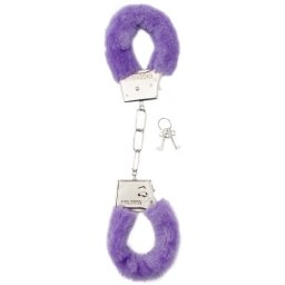 Algemas C/ Peluche Furry Handcuffs Lilases