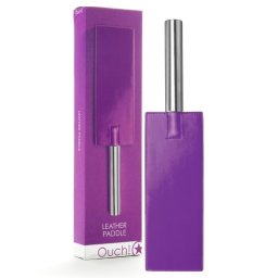 Palmatória Ouch! Leather Paddle Roxa